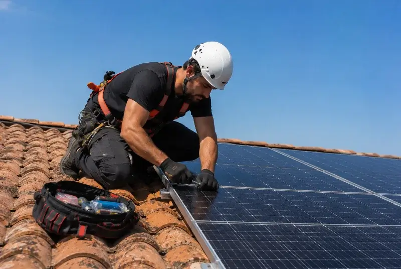 Maintenance et monitoring de panneaux solaires à Lacougotte-Cadoul